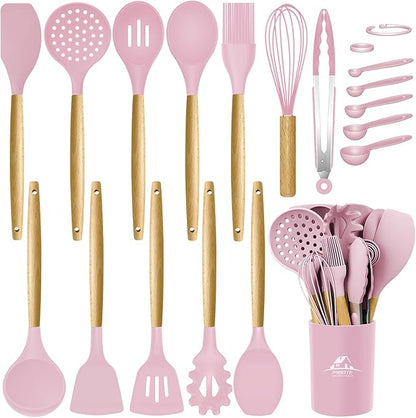 MIBOTE Silicone Cooking Kitchen Utensils Set