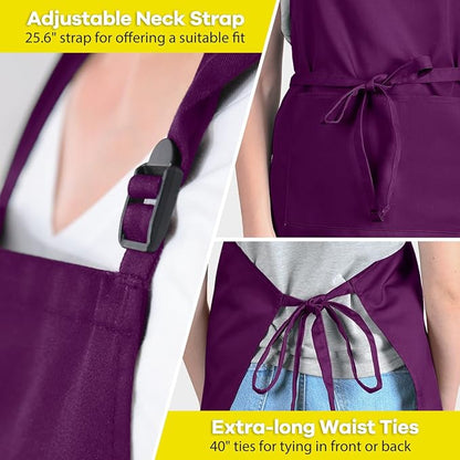 ROTANET Extra Large Apron for Men Adjustable Bib Aprons