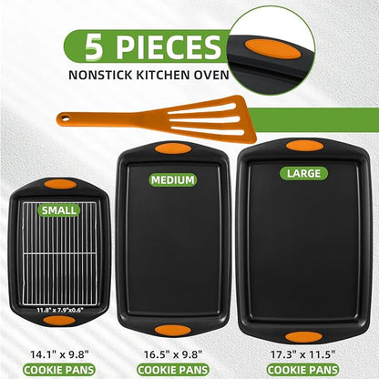5-Piece Nonstick Baking Pans Set