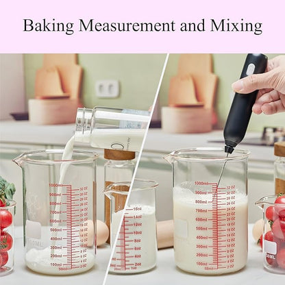 High Borosilicate Glass Measuring Cup-V-Shaped Spout, 1000ml Glass Measuring