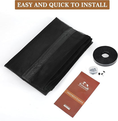 Yotache Left Right Side Universal Opening Magnetic Screen Door Fits Door Size