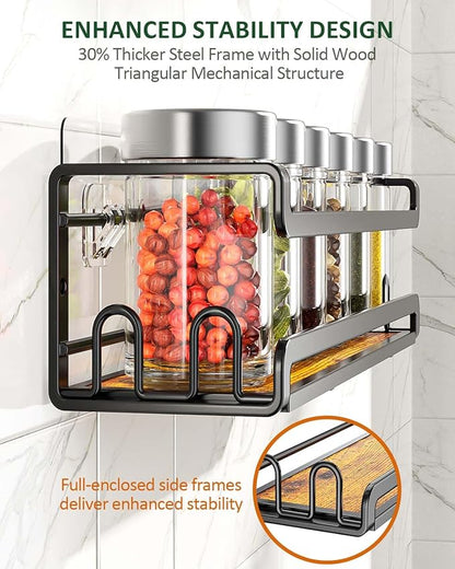 Doakhirmit Wall Mounted Spice Rack