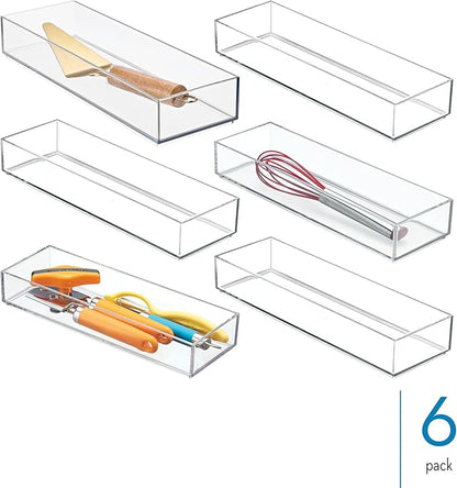 iDesign Plastic Makeup Drawer Organizer Tray