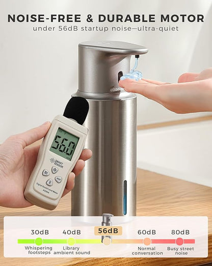 Automatic Liquid Soap Dispenser Touchless, 304 Stainless Steel Bottle Body