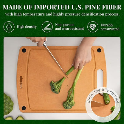 Kikcoin Wood Cutting Board, Cutting Boards