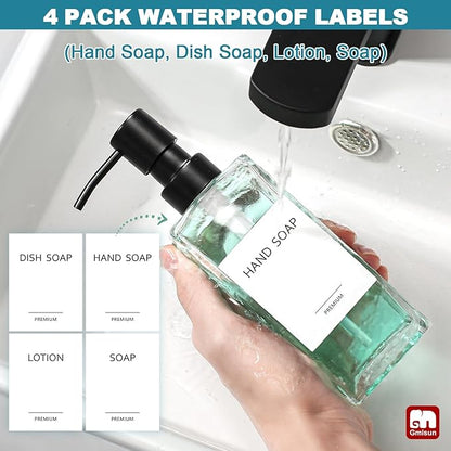 GMISUN Glass Soap Dispenser