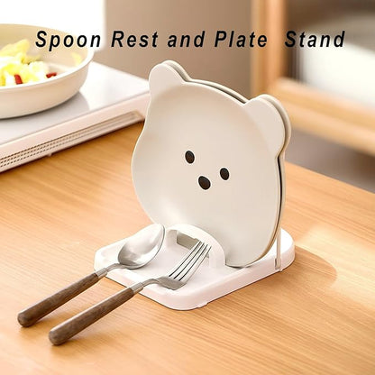 Foldable Pot Lid Holder & Spoon Rest