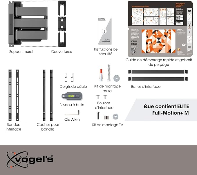 Vogel's TVM 5445 Full-Motion Ultra-Thin TV Wall Bracket