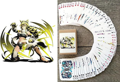 Anime Playing Cards # Poker Deck 54 Cards All Different # Anime Manga Kawaii Chars UCMM