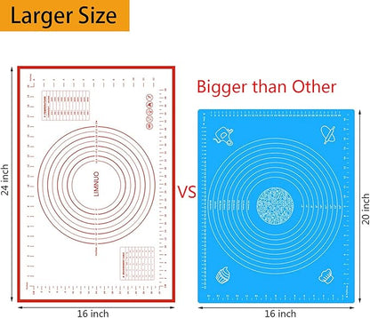 Silicone Baking Mat，Non Stick Rolling Dough