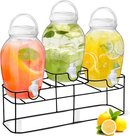 Tanlade 3 Pcs Plastic Drink Dispenser