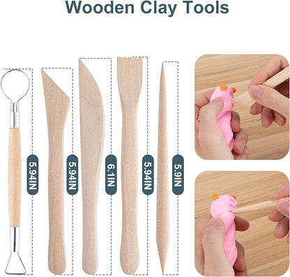 Luney Clay Tools Kit, Air Dry Clay