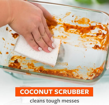 Full Circle Coconut Scrubber Sponges, Plant-Based Sponges Made