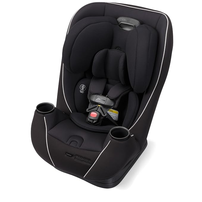 Maxi-Cosi Pria Max 3-in-1 Convertible Car Seat, Infant to Toddler Car Seat, ClipQuick Magnetic Chest Clip, Quick-Install Latch, Machine-Washable Cover, 5-100 lbs, Caspian Caviar