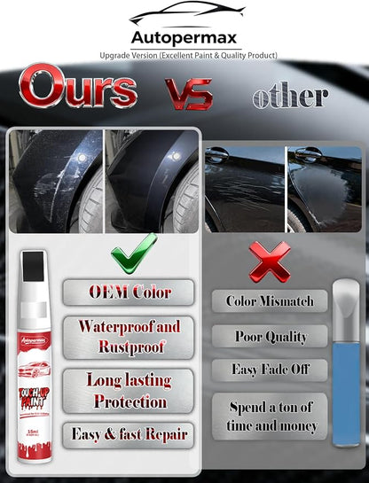 040 Super White/Ice Cap Car Touch Up Paint for Toyota, Color Accurate Two-In-One Car Paint Scratch Repair Pen, Professional Scratch Remover for Vehicles Chips and Nicks Scuff
