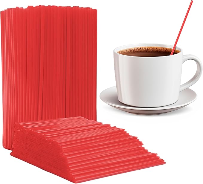 Prestee 2000 Count Red Coffee Stirrers