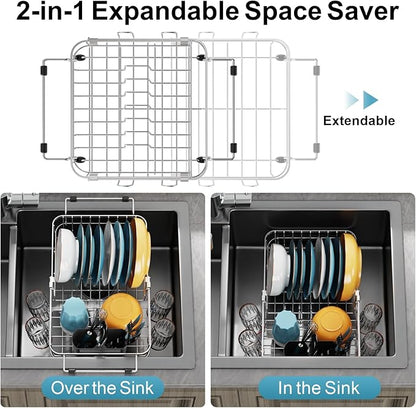 GSlife Small in Sink Dish Drying Rack