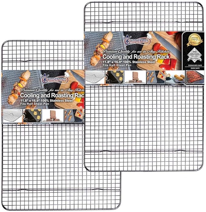 KITCHENATICS 100% Stainless Steel Cooling Racks
