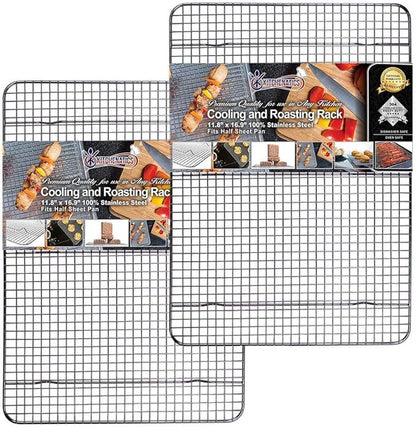KITCHENATICS 100% Stainless Steel Cooling Racks