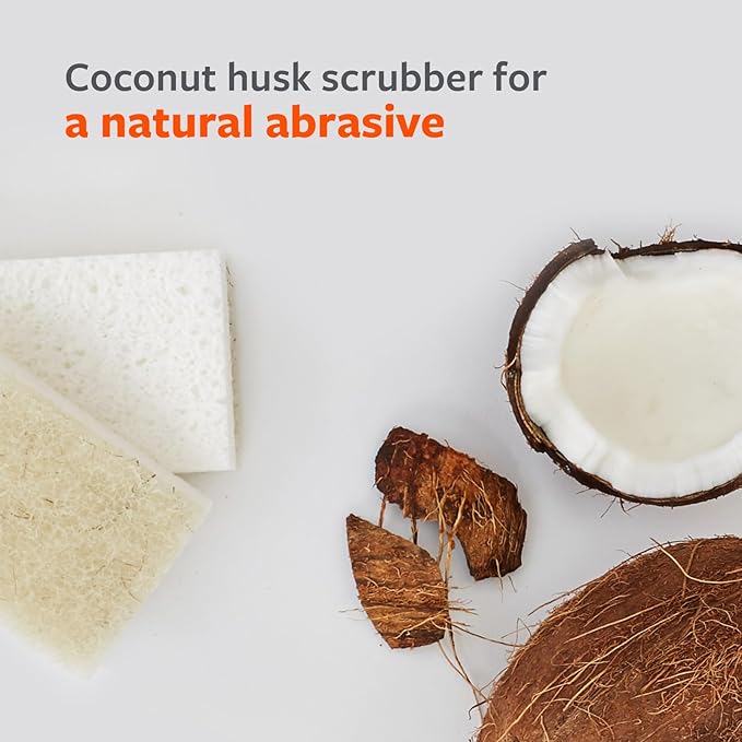 Full Circle Coconut Scrubber Sponges, Plant-Based Sponges Made
