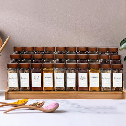 30 Pcs Spice Jars, 4oz Seasoning Containers