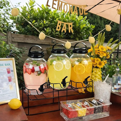 Tanlade 3 Pcs Plastic Drink Dispenser