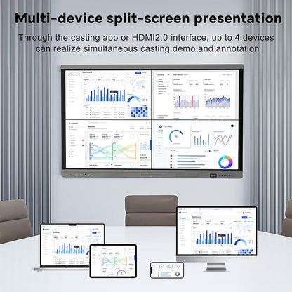 55" Smart Board, 4K Digital Whiteboard