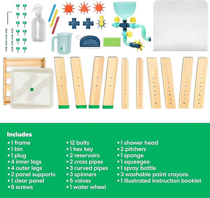 KiwiCo Water and Sand Sensory Table - 26 Accessory Pieces for Toddlers Ages 3+
