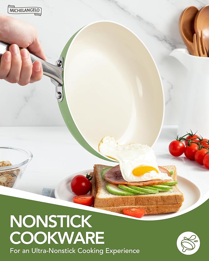 MICHELANGELO Pots and Pans Set Non Stick