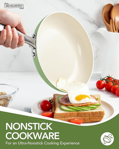 MICHELANGELO Pots and Pans Set Non Stick
