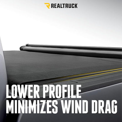 RealTruck TruXedo Pro X15 Soft Roll Up Truck Bed Tonneau Cover | 1485901 | Fits 2019 - 2024 Dodge Ram 1500, Does Not Fit w/ Multi-Function (Split) Tailgate 5' 7" Bed (67.4")