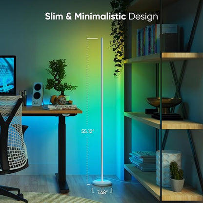 Nanoleaf Matter Smart Floor Lamp, LED Standing Lamps Work