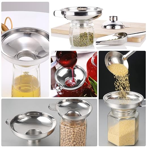 Canning Funnel for Kitchen Use, Wide Mouth Funnel for Mason Jars, Large Canning