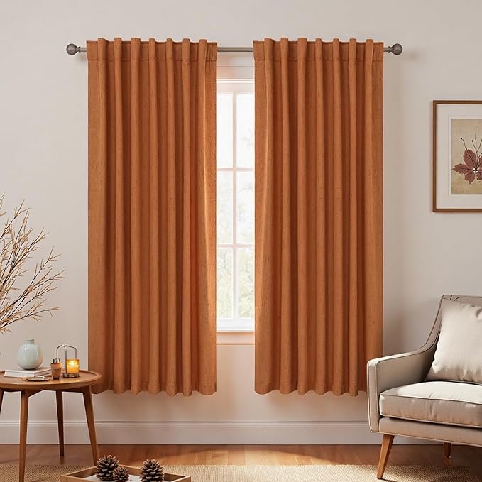 KOUFALL Hippie Curtains 63 Inch Length