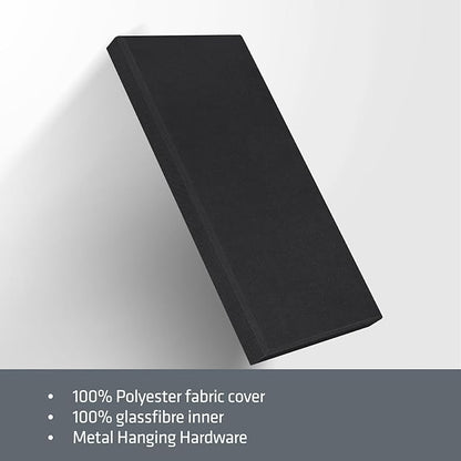 UMIACOUSTICS 2 PCS Acoustic Panel, 47.2" x 23.6" x 2" Fiberglass Sound Proof