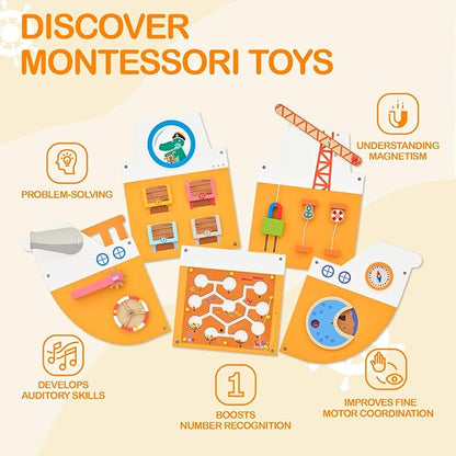 Monläurd® Wooden Ship Activity Wall Panel