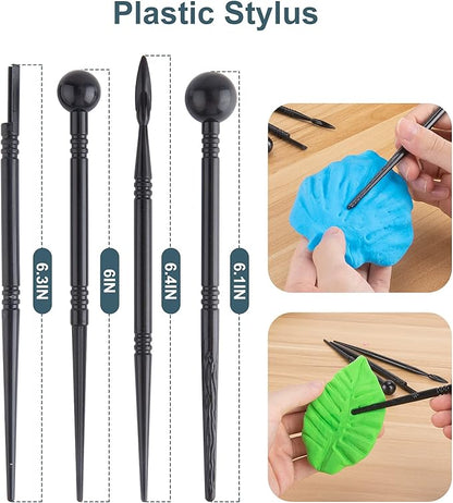 Luney Clay Tools Kit, Air Dry Clay