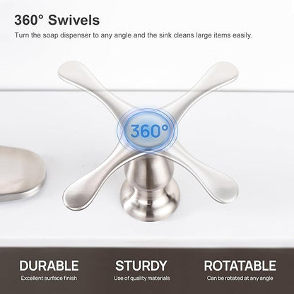 GAGALIFE Kitchen Sink Soap Dispenser