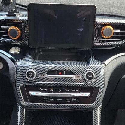 ruihe Carbon Fiber Color Center Dash Radio Audio Control Panel Automatic