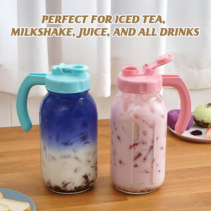 Soligt Glass Mason Jar Pitchers
