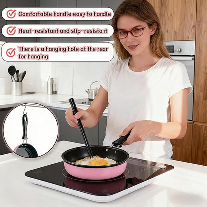 4.7 Inch Mini Frying Pan, Flat Bottom Design