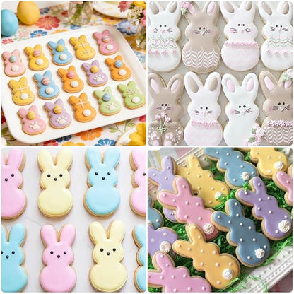 AIERSA Mini Bunny Cookie Cutter, Small Easter Cookie Cutters, 1.2 Inch Tiny