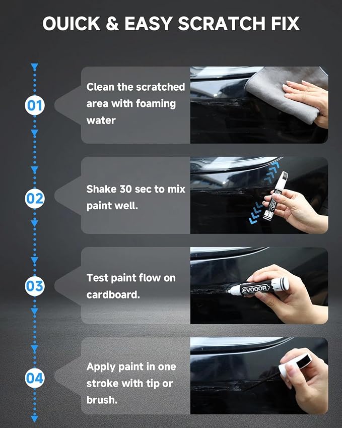 (Firenze Red (2144/868/1AF/CAH) Touch Up Paint Compatible with Land Rover Exact Match 2 in 1 Touch up Paint for Chips and Nicks Repair with 2pcs Disposable Micro Applicators