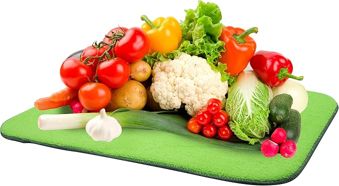 Jacent Microfiber Produce Drying Mat, 12 x 18 inch