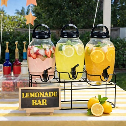 Tanlade 3 Pcs Plastic Drink Dispenser