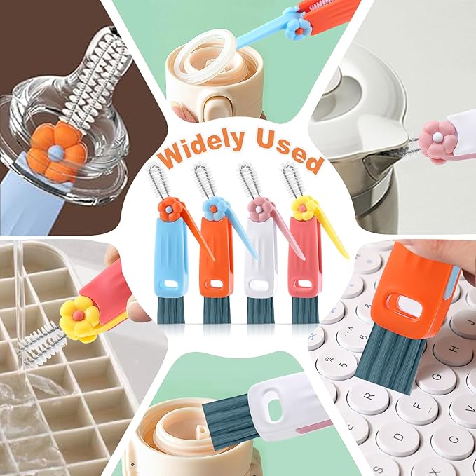 3 in 1 Cup Lid Cleaning Brush, Gap Cleaner Brushs