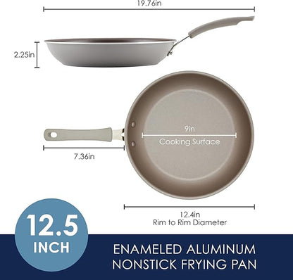 Rachael Ray Cook + Create Nonstick Frying Pan/Skillet, 12.5 Inch