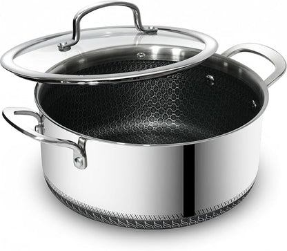 USELUCK Nonstick 5-QT Stock Pot