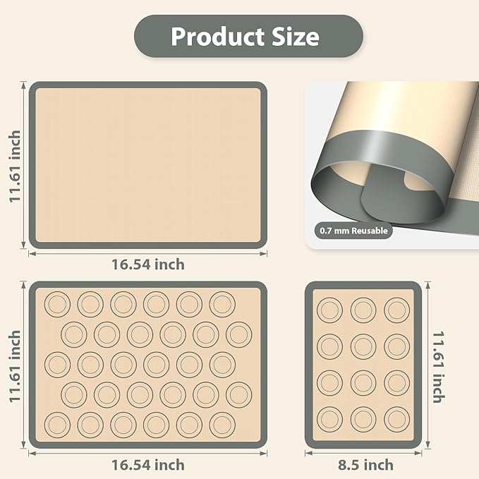 Macaron Silicone Baking Mats