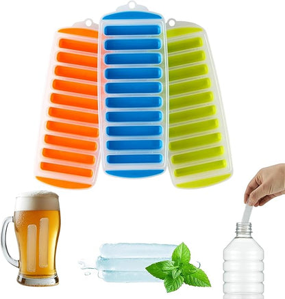 Lily's Home Silicone Narrow Ice Stick Cube Trays